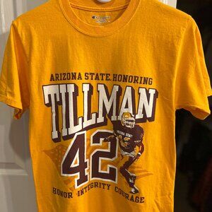 Champion Arizona State University Pat Tillman #42 Tribute Tee – Size S 🏈🌟
